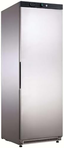 armoire Iceshop, 400 Litres – Argent | réfrigérée ventilé Inox, positive