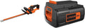 BLACK+DECKER batterie, 36 V – 55 cm | 2 Ah, Noir/Orange – Taille-Haies sans Fil, Taille-Haies Electrique avec Lame Asymétrique Double Action &