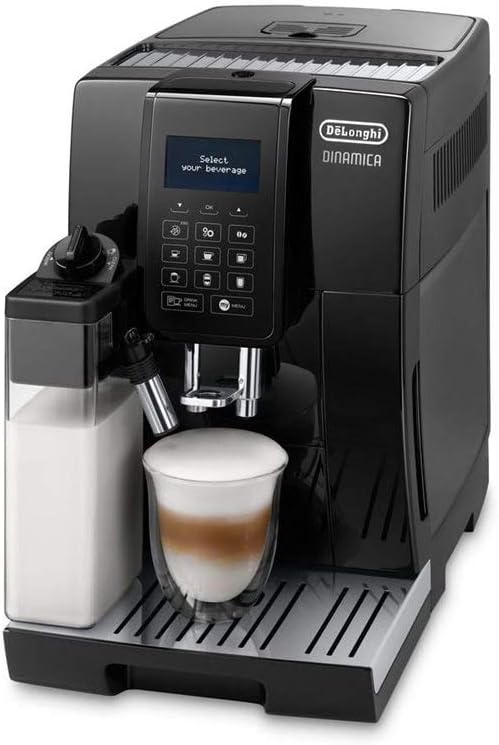 machine à café De'Longhi – cafetière | Noir, ECAM353.75.B Machine à expresso avec système de lait LatteCrema
