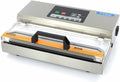 Appareils de mise sous vide Maxima | L39 x P27,5 x H13 cm, 475 W – 31 cm | 0.96 Bar, Argent/Noir/Orange