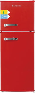 réfrigérateur magictec – 120 L | 88 L, 32 L – Rouge | Frigo vintage, Retro congelateur – Low Frost | Combinaison refrigerateur congélateur