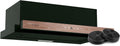 hotte aspirante KLARSTEIN – 60 cm | 400 m, Noir/Bois – ZenFusion | Hotte Cuisine avec Commande Tactile, Débit ³/h