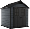 Abris de jardin Keter – 5,1 M2 | polypropylène, gris anthracite – Abri Jardin Résine - Woodium 757 - - Gris Anthracite - 12-634436