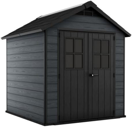 Abris de jardin Keter – 5,1 M2 | polypropylène, gris anthracite – Abri Jardin Résine - Woodium 757 - - Gris Anthracite - 12-634436