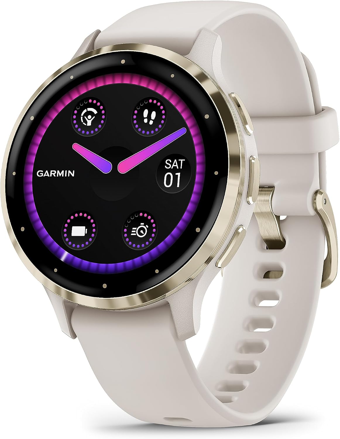 Garmin Montres connectées, Ivoire/Or