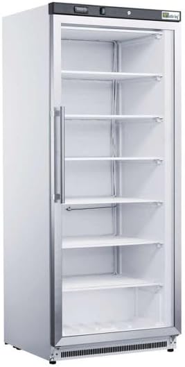 armoire Afi Collin Lucy | 555 L, Argent/Blanc – Réfrigérée Négative GN 2/1 Porte Vitrée