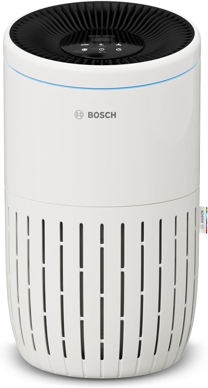purificateur d'air Bosch Thermotechnik | 25 dB, 62,5 m – 300 m | Blanc/Noir, Bosch Air 4000 - Élimine les Polluants