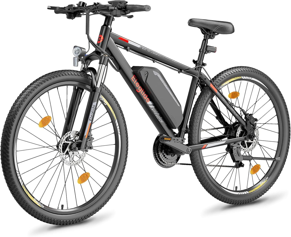 Vélos électriques Eleglide – 2 V | Noir, Mopride élo électrique Homme Femme – Freins à Disque Hydrauliques | Autonomie 150km