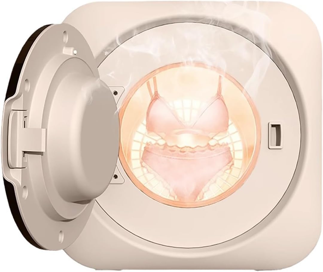 lave-linge HLGKBY | 170 W, 3,5 L – Beige | Mini machine à laver et sèche-linge, machine à laver et sèche-linge entièrement automatique