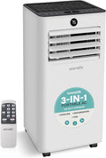 climatiseur portable SereneLife | 000 BTU, 450 m – Blanc/Noir | de 10 avec refroidissement, déshumidificateur et ventilateur