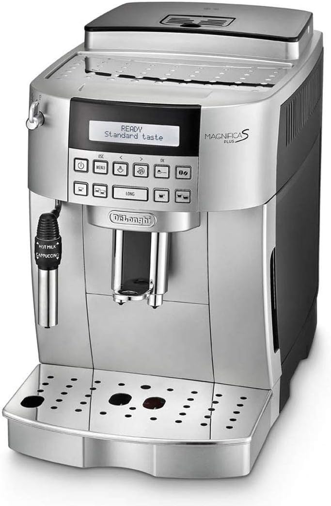 machine à café De'Longhi – cafetière | 1,8 L, Argent – ECAM 22.340.SB Entièrement automatique Machine à expresso