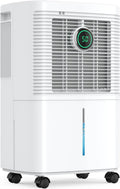 Innvitop déshumidificateur, 16 L – 1,8 L | 35 dB, Blanc – d'Air Silencieux /Jour Con Display d'Humidité | Drainage Continu