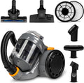 Aspirateurs traîneaux Zeegma | 899 W, 2 L – Gris/Noir/Orange | Zonder Base Jet aspirateur sans Sac
