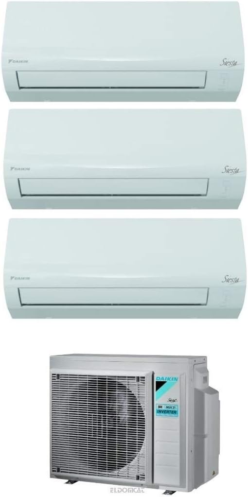 climatiseur D | 12000 Btu, Blanc – Climatisation Trial Split 9000 + 9000 + | inverseur, pompe à chaleur – aikin 3AMXF52A Siesta