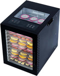 déshydrateur alimentaire Déshydrateur – alimentaire | 800 W, Noir – double ventilateur | 10/12/16 plateaux, minuterie 0