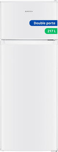 réfrigérateur GEDTECH | frigo, 217 L – Blanc | Refrigerateur congelateur haut - GE217DP - capacité - Classe E