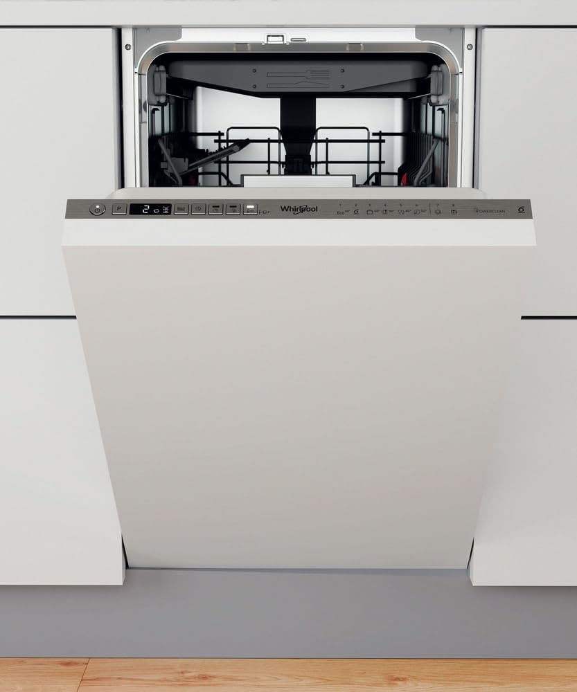 Lave-vaisselles standards Whirlpool – 45 CM | Blanc, Lave vaisselle WSIO3O34PFEX ENCASTRABLE