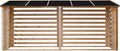 Abris de jardin Générique | 4670x1180, Bois/Noir – Abri Bûches xh2120 INT053