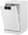 Lave-vaisselles standards Bomann | 45 cm, 47 dB – Blanc | Lave-Vaisselle Encastrable GSP7418-10 Couverts, Acier Inoxydable