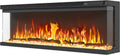 cheminée électrique YITAHOME – 900 W | 1800 W, 50 Pouces – Noir | 3-en-1 Cheminée avec Chauffage, Effet de Flamme 3D