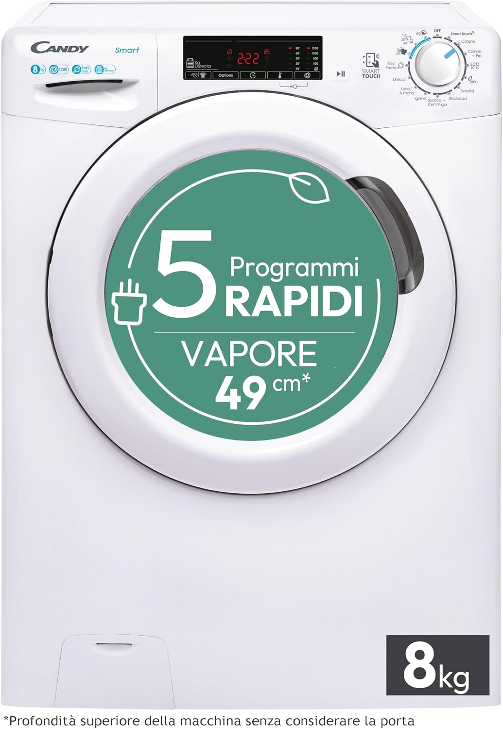 lave-linge CANDY | machine à laver, 8 kg – Blanc