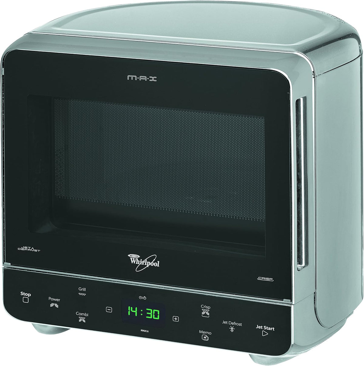Whirlpool Fours micro-ondes, 700 W – 13 l | Argent/Noir