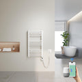 Sèche-serviettes Heilmetz | 70x40 cm, 300 W – Blanc | Électrique Intelligent avec WiFi, Thermostat Connecté et App
