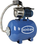 RENSON Pompes à haute pression, 80 L – 0,88KW | 230 V, Bleu/Argent – GROUPE DE SURPRESSION POMPE