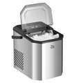 machine à glaçons Garvee | fabrique à glaçons, 12 kg – Argent/Noir | De Comptoir - En 24 Heures, 9 Glaçons Prêts En 8 Minutes – électrique Et Compacte
