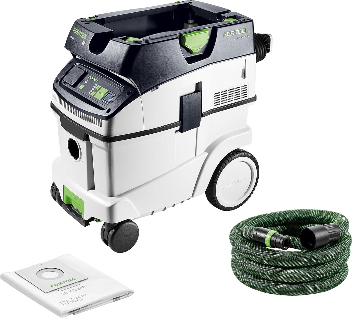 Festool aspirateur eau et poussière, Noir/Blanc/Vert – Aspirateur CLEANTEC CTL 36 EI 577908