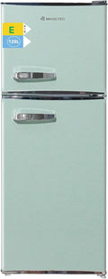 réfrigérateur magictec | 120 L, 88 L – 32 L | Vert, Frigo vintage – Retro congelateur | ( / congelateur), Low Frost