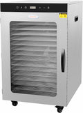 HAKKA FOOD PROCESSING déshydrateur alimentaire, 1450 W – Argent | Hakka Professionnel, 16 Plateaux – Viande Séchée