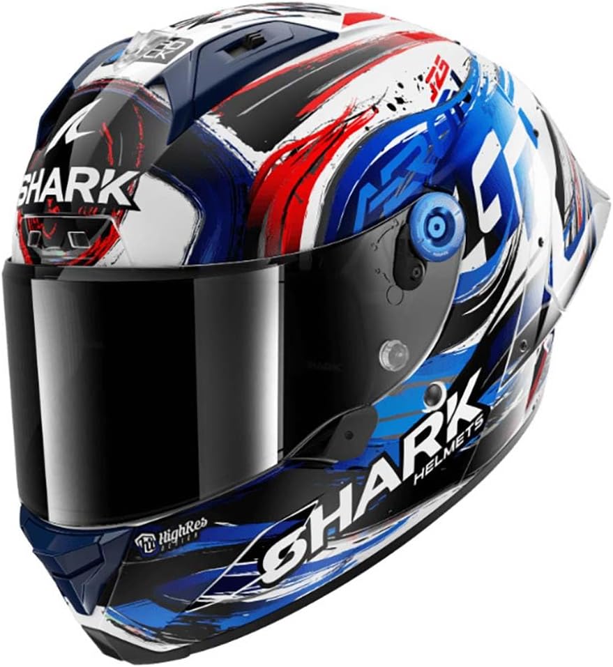 Shark Casques, Bleu/Noir/Blanc/Rouge