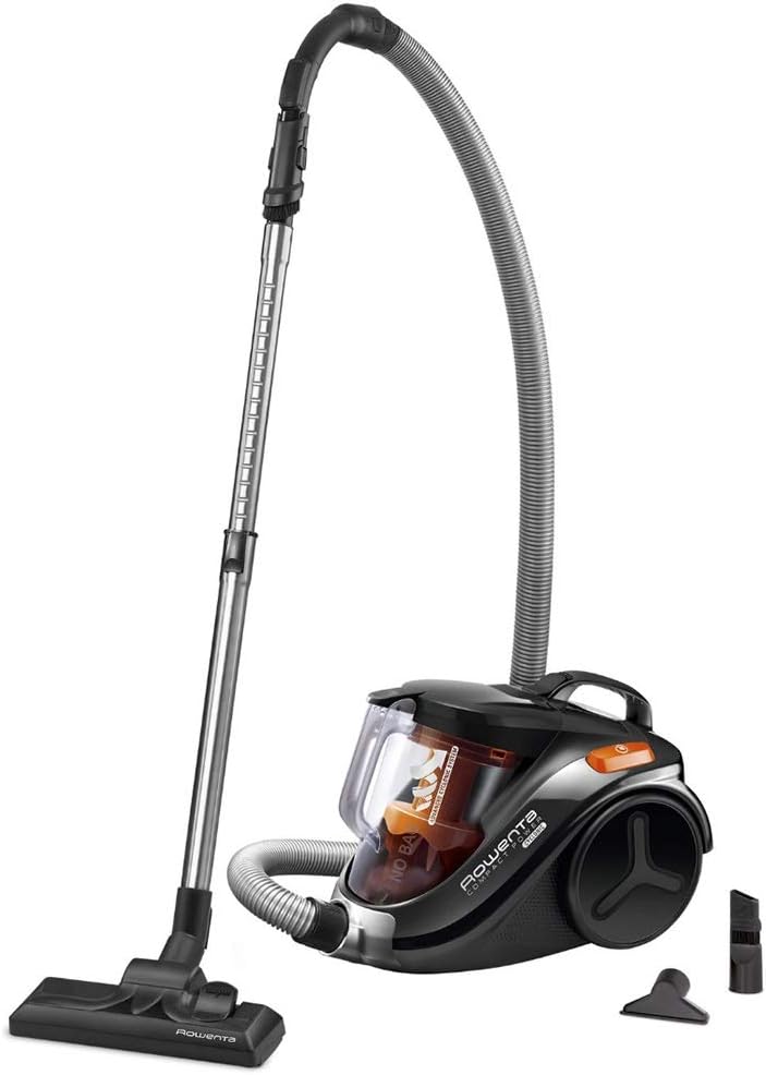 Rowenta Aspirateurs traîneaux, 750 W – 1,5 L | Noir/Bleu