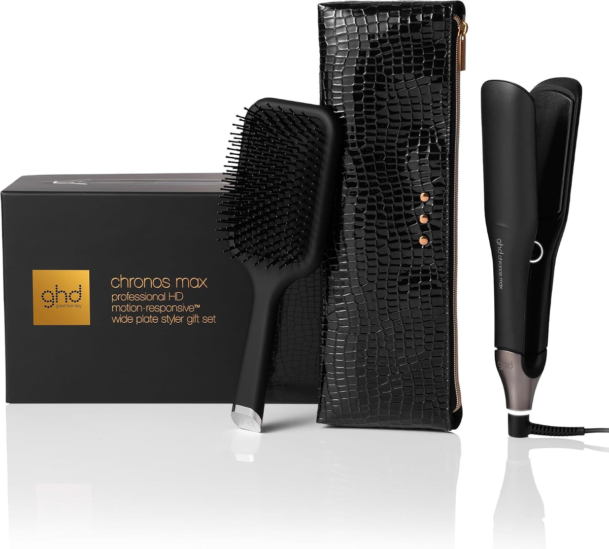 Appareils et outils de coiffure ghd | Noir, sans dommage - Plaques larges – cheveux longs