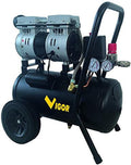 Compresseurs d'air Vigor | 230 V, Noir/Gris – Compresseur silencieux