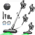 aspirateur balai sans fil Ultenic | 450 W, 30Kpa – Noir/Gris | U12 Vesla, Aspirateur sans Fil Puissant avec Detect Laser