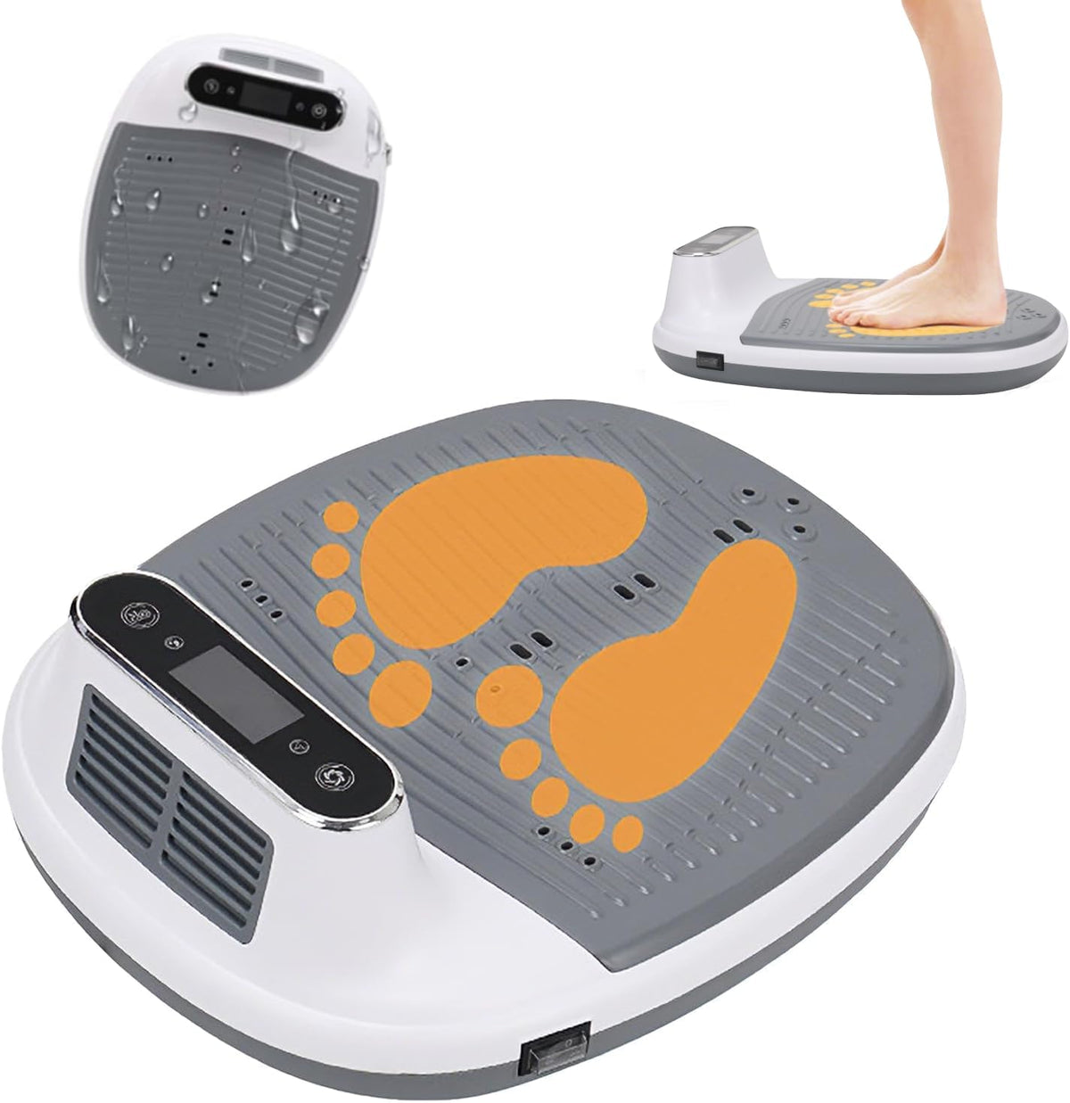 Sèche Sèche-linges avec pompe à chaleur, linges avec pompe à chaleur – 1000 W | Gris/Orange/Blanc, linge étanche avec double air froid/chaud et