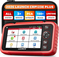 Outils diagnostics pour système de moteur OBD-II LAUNCH | Rouge/Noir, Scanner CRP123E Plus OBD2 – calibrage SAS