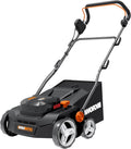 Outillage de jardin motorisé WORX – 40 V | 400 m, 36 cm – 40 L | Noir/Orange/Gris, Scarificateur et aérateur sans Fil WG855E.9