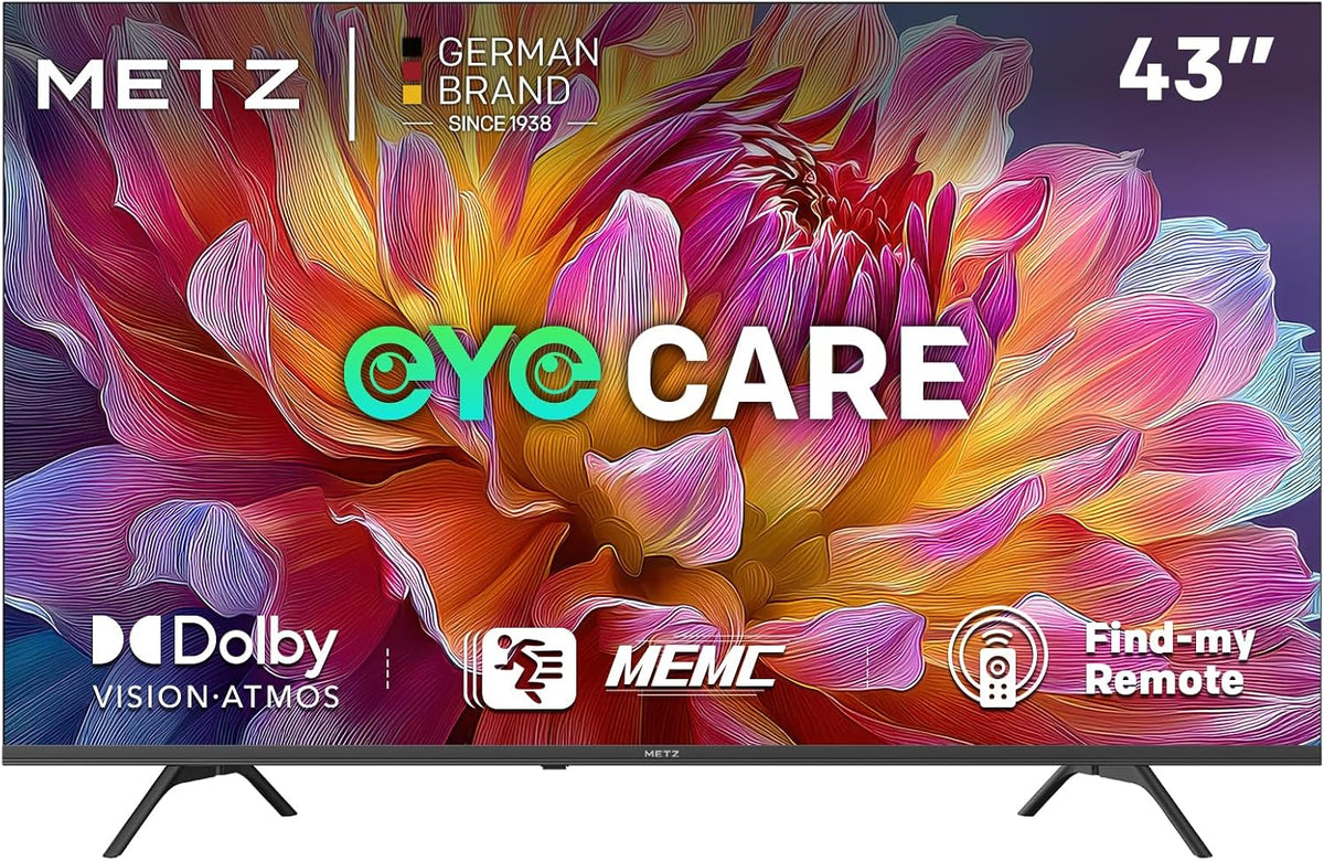 Metz téléviseur, TV – 43 Pouces | 109 cm, Noir – 43MUF7000Z)