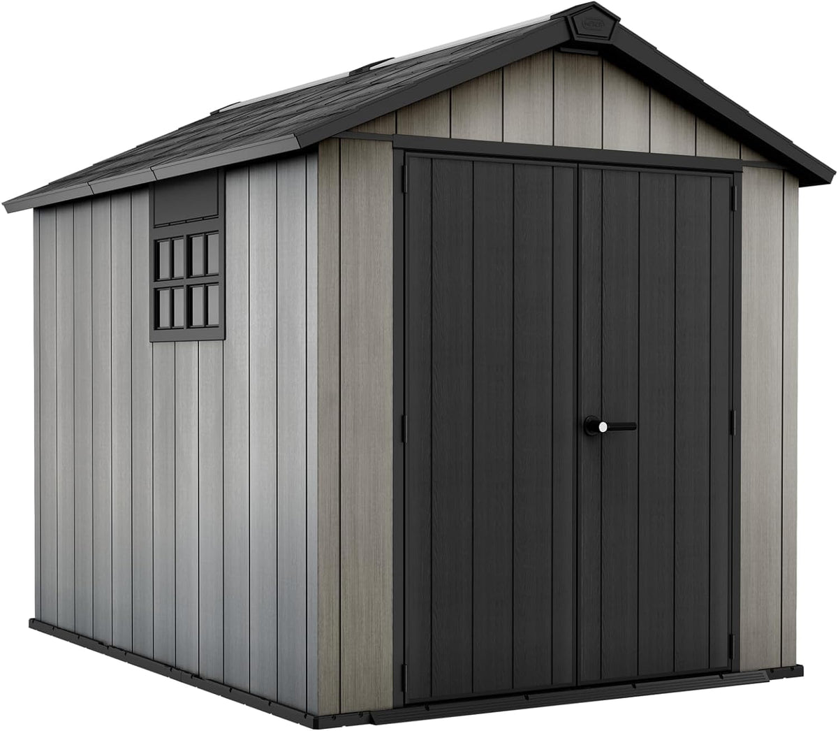 Abris de jardin Keter – 6 m | Gris/Noir, Abri de Jardin Oakland 759- ²