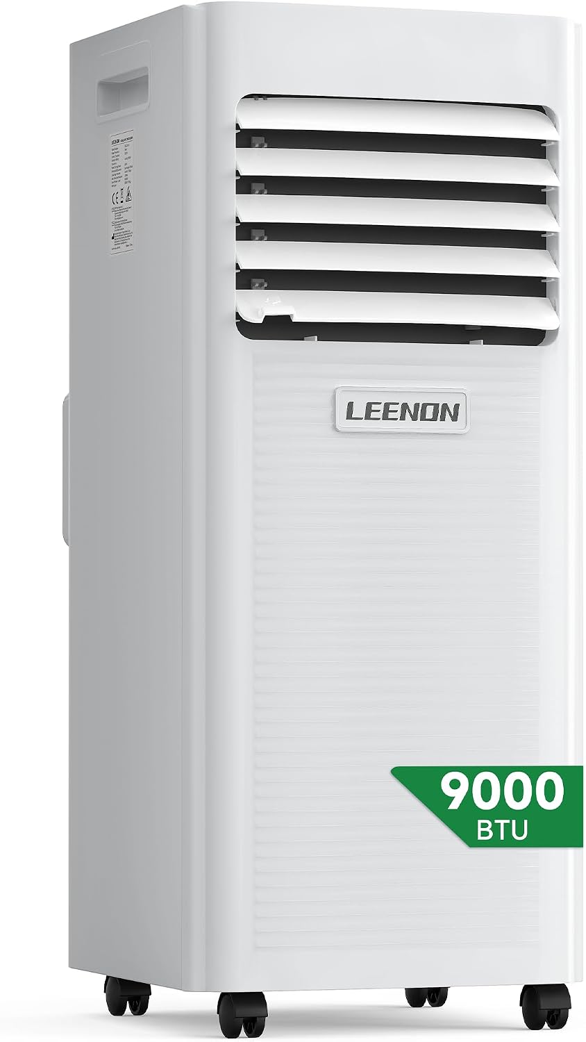 LEENON climatiseur portable, 9000 BTU – 35 m | Blanc, Climatiseur Mobile – 4 en 1 Climatisation avec Déshumidificateur et Mode Sommeil
