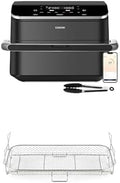 friteuse à air chaud COSORI | 10 L, Noir/Argent – Air Fryer Twinfry | Dual Zone Avec Séparateur Amovible, Capacité Flexible