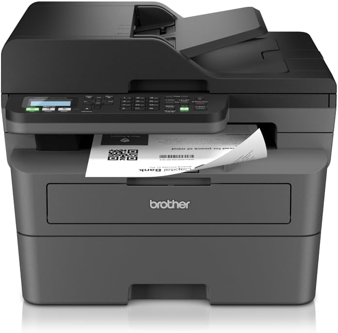 Imprimantes laser Brother – Noir | MFC-L2827DW, Imprimante Multifonction 4 en 1 (Impression/Scan/Copie/Fax) Monochrome