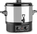 Électroménager spécialisé KLARSTEIN – env. 45.5 x 38 x 37 cm (LxHxP) | 16 l, 2000 w – Argent/Noir | Biggie Small - stérilisateur