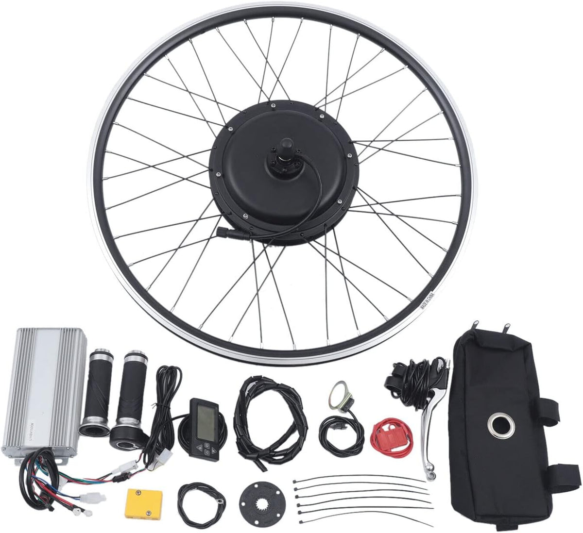 SHZICMY Cyclisme, 1500 W – 220 V | 48 V, noir