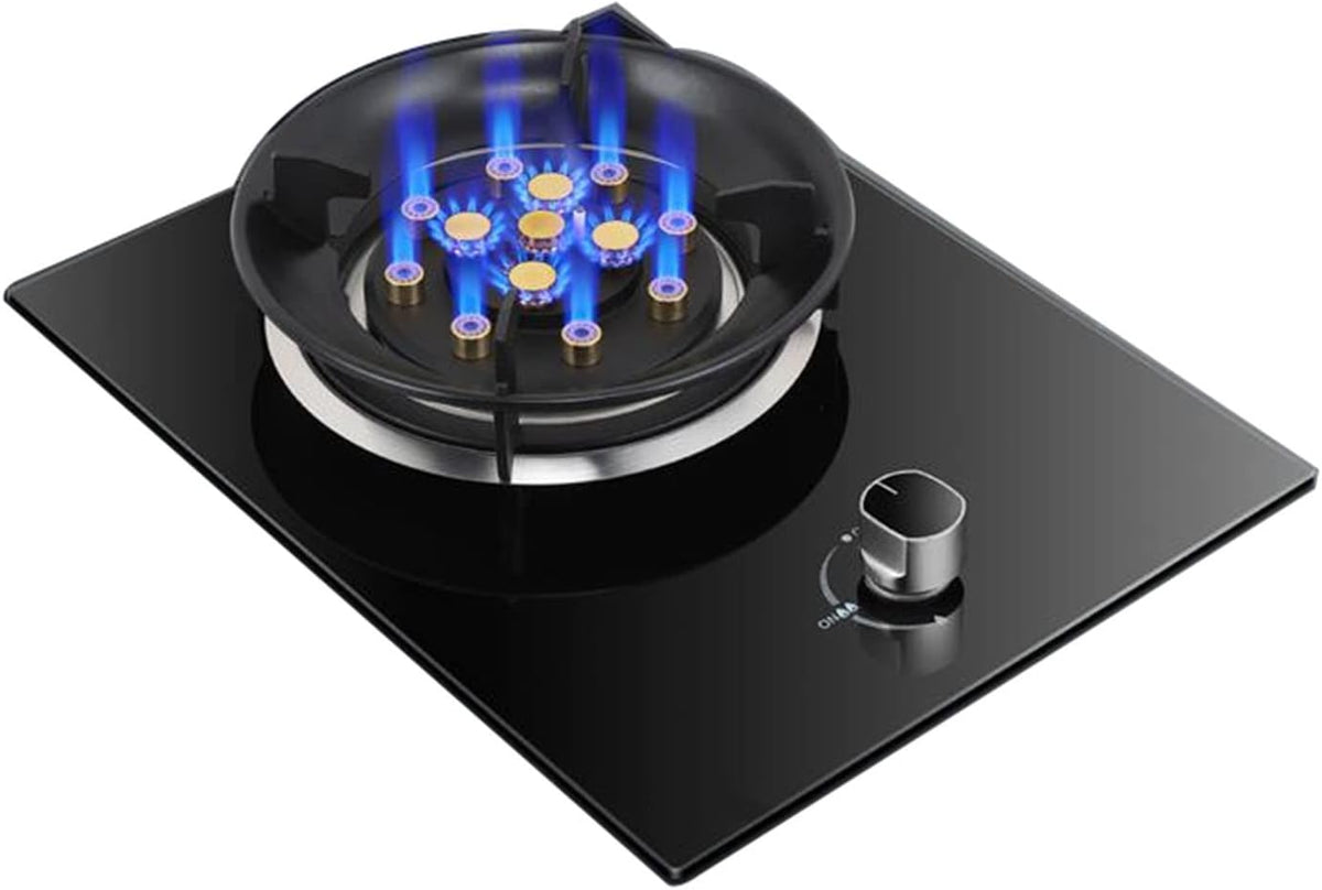 Tables de cuisson XLTFUC – 33 Cm | 7,2 KW, Noir – Cuisinière À Gaz Intégrée | Fonction De Temporisation du Feu À Cavité