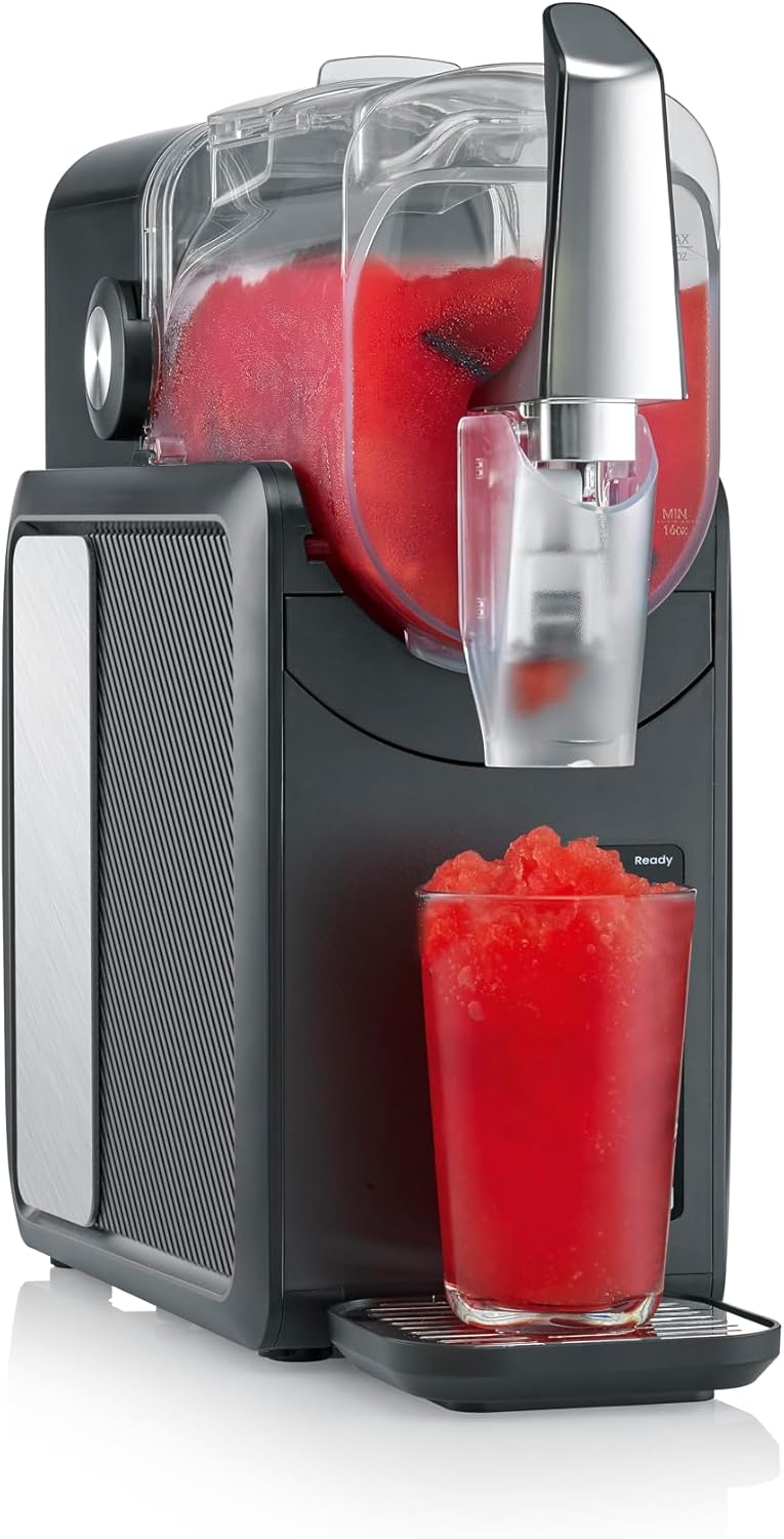 sorbetière Severin | 2 L, Noir/Argent – S-Slush Machine à granités | boissons glacées