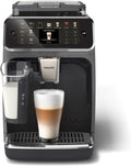 machine à café Philips | cafetière, Noir/Argent – Expresso broyeur Série 5500 | 20 Boissons Chaudes et Glacées, Carafe LatteGo facile à nettoyer